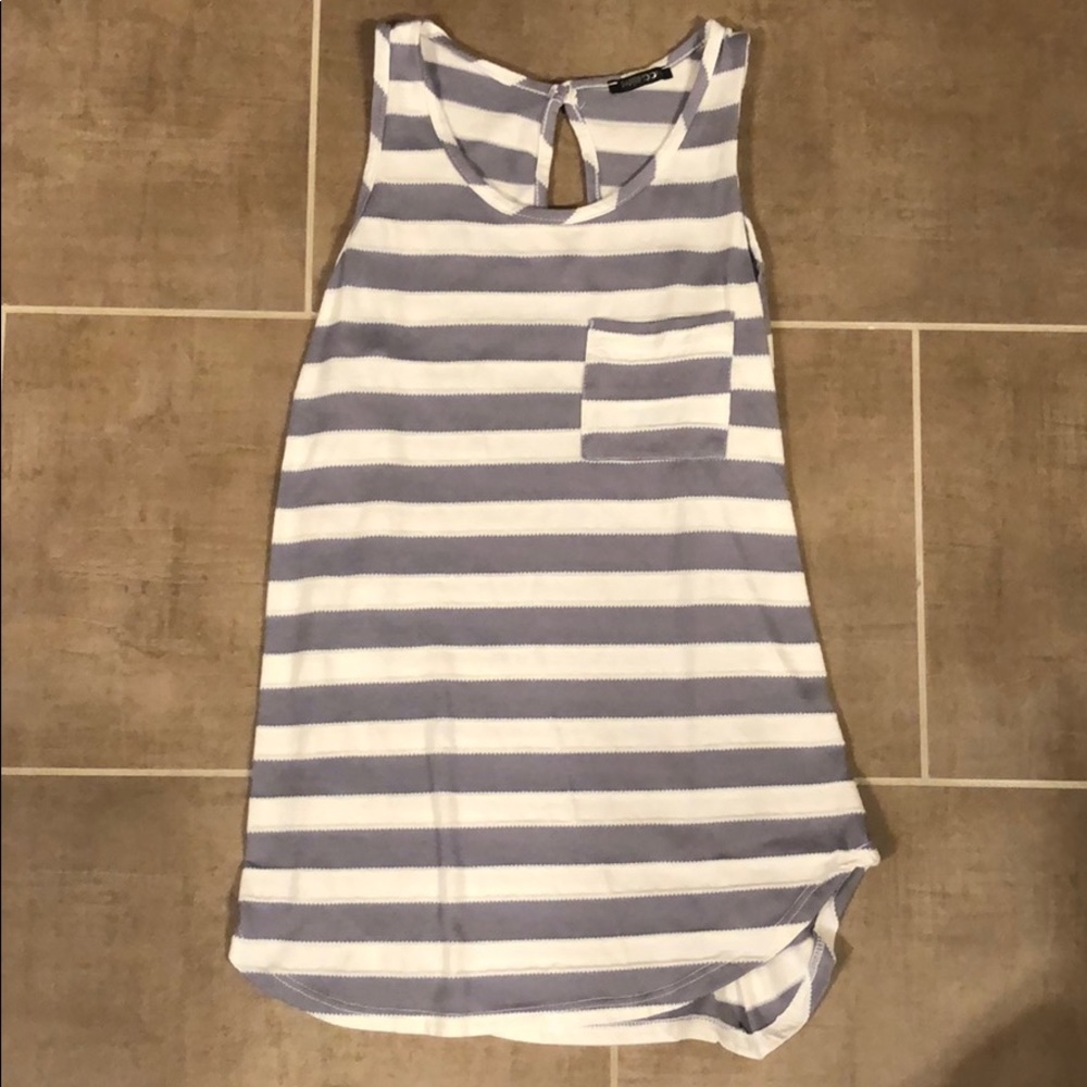 Striped Paper Moon Sleeveless Top